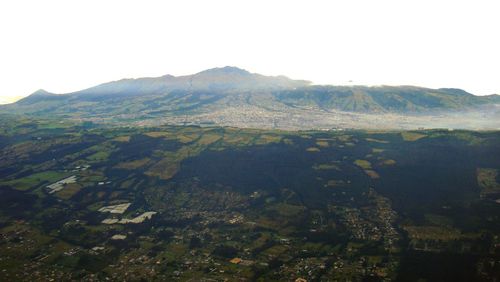 Scenic view of mountains