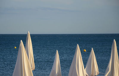 Panoramic view of sea against sky