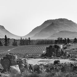 Panoramic view of landscape against sky