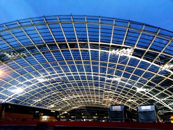 Low angle view of blue sky