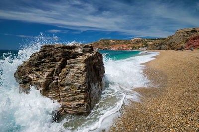 Panoramic view of sea against sky