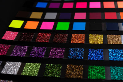 Full frame shot of multi colored lights