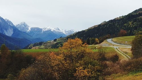 Scenic view of landscape against sky