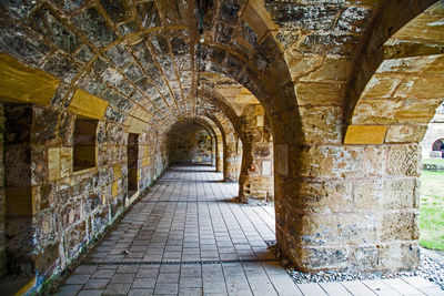 Corridor of historic building