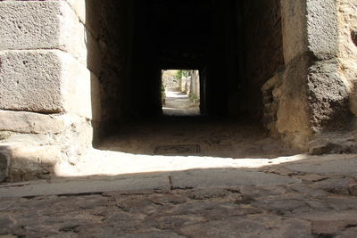 Corridor of old building