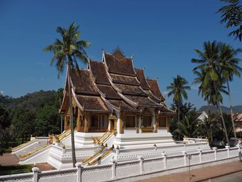 View of temple building against sky