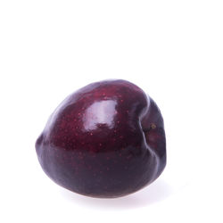 Close-up of apple against white background