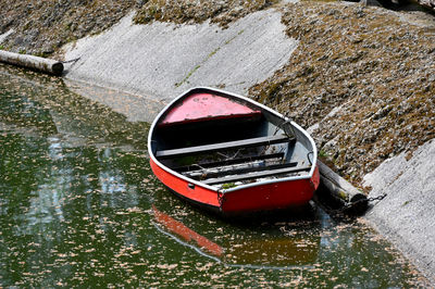 Boat in lake