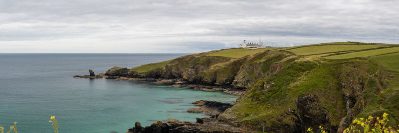 View of the scenery at the lizard in cornwall