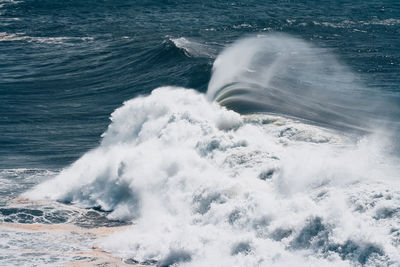 Close-up of sea waves