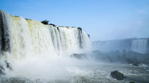 View of waterfall