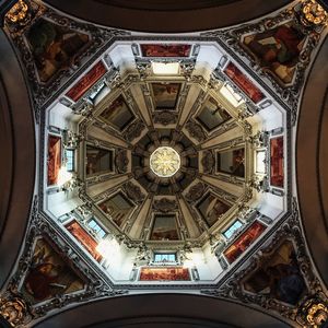 Low angle view of ceiling