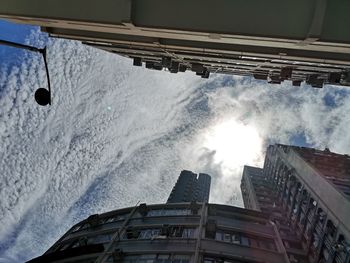 Low angle view of buildings against sky