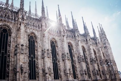 Low angle view of cathedral against sky