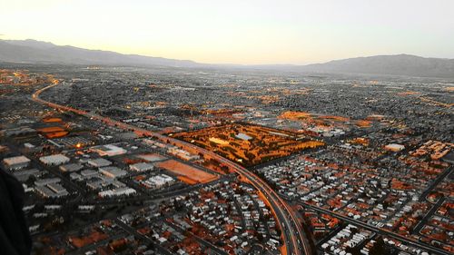 Aerial view of cityscape