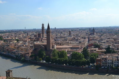 Aerial view of a city