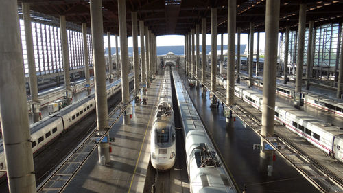 Interior of metro station