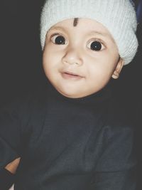 Portrait of cute baby