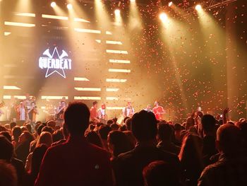 Crowd at music concert