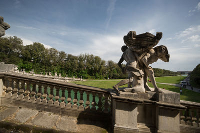 Statue against sky