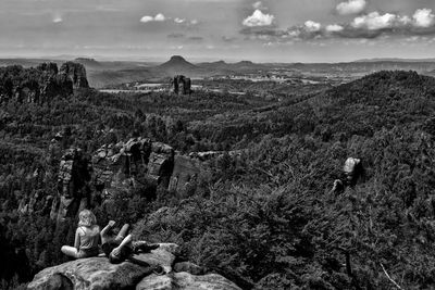 Scenic view of landscape against sky