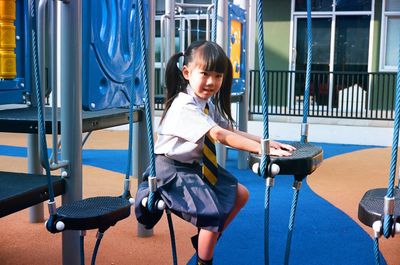 Portrait of happy girl