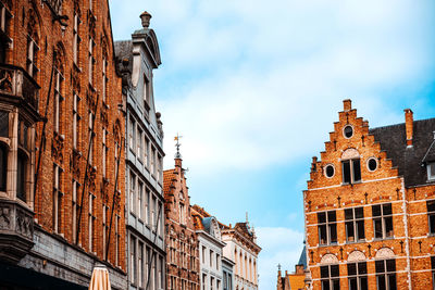 Low angle view of building against sky