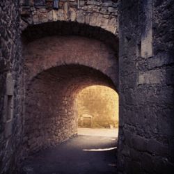 Archway leading to tunnel