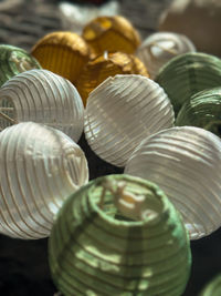 Full frame shot of marbles