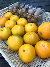 Close-up of fruits in basket