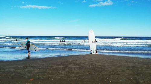 People on beach