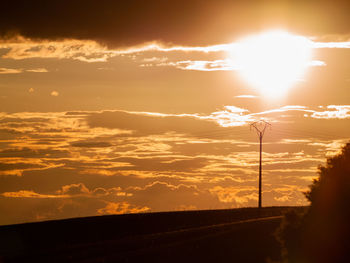 Scenic view of sky during sunset