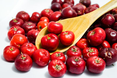 Close-up of strawberries