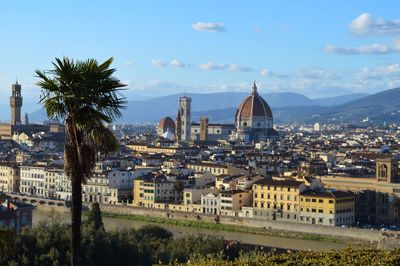 View from piazzale michelangelo in florence, italy