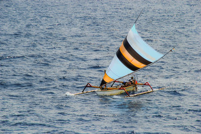 Sailboat in sea