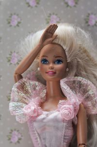 Portrait of young woman