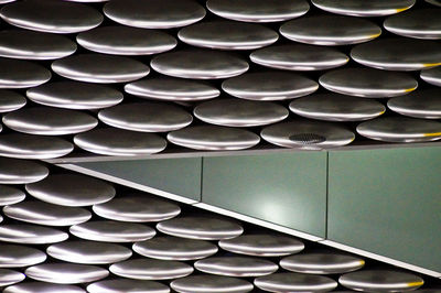 Full frame shot of metallic structure