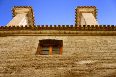 Low angle view of building against sky