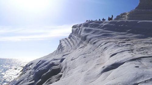 Scenic view of mountain against sky