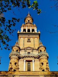 Low angle view of plaza de espana