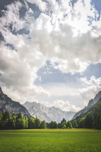 Scenic view of landscape against sky