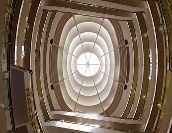 Low angle view of modern ceiling