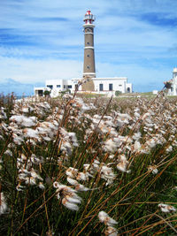 View of lighthouse against sky