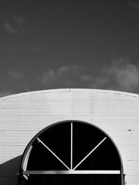 Low angle view of building against sky