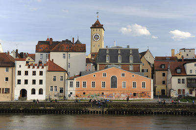 Unesco world heritage old town of city regensburg in bavaria