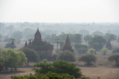 View of temples