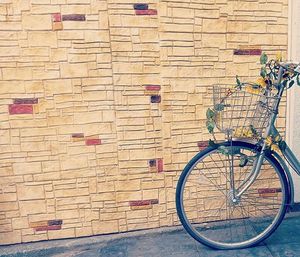 Brick wall against brick wall