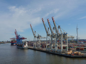 The port of hamburg