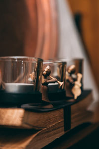 Close-up of coffee on table