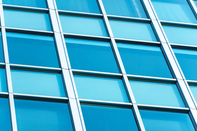 Low angle view of glass building